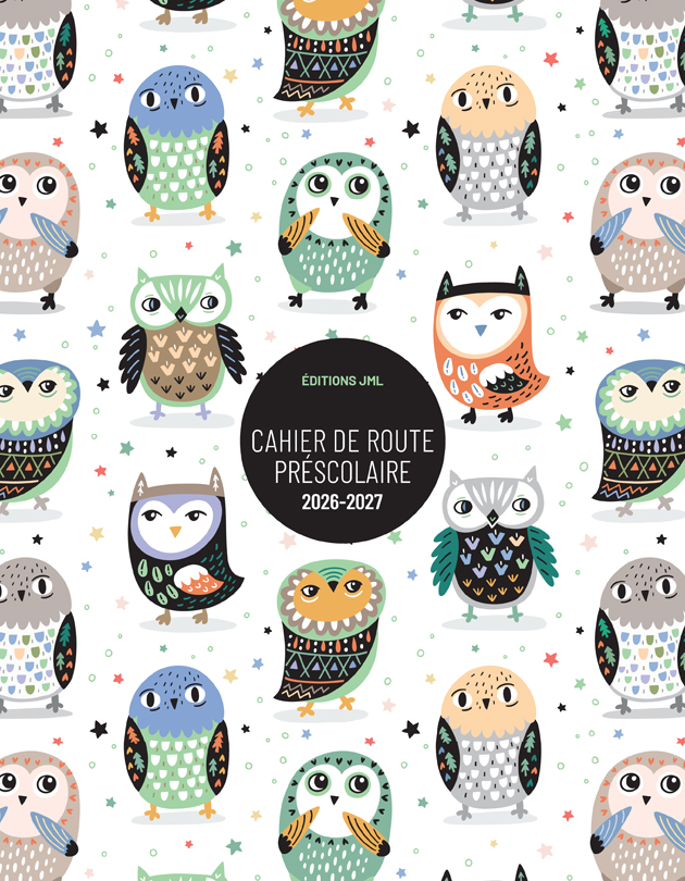 Planificateur pour enseignant 2026-2027, Cahier de route préscolaire + 2 pochettes (CRP+2 pochettes/104)