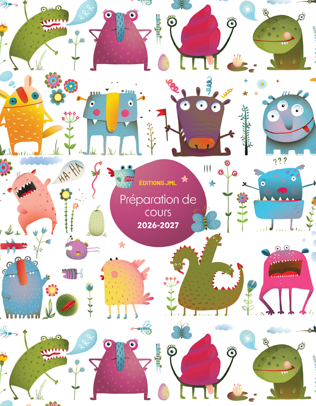 Planificateur pour enseignant 2026-2027, Semainier DUO daté 5 périodes avec 2 pages lignées par semaine + relevé de notes 1 groupe/4 sections + 3 acétates + 1 pochette (DUO-S5C-2P Daté+RNP4+3 Acétates+1 Pochette/)