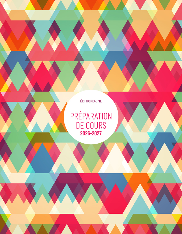 Planificateur pour enseignant 2026-2027, Semainier daté 6 périodes + 5 acétates + 10 feuilles lignées (S6C DATÉ+5 acétates+10 fles lignées/092)