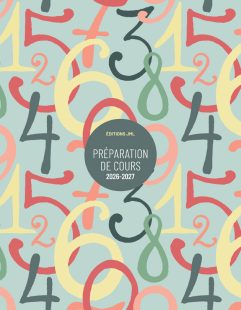 Planificateur pour enseignant 2026-2027, Semainier daté 5 périodes + relevé de notes 12 groupes + 3 acétates + 10 feuilles lignées + 1 pochette (S5C+RNS12 DATÉ+3 acétates+10 fles lignées+1 pochette/112)