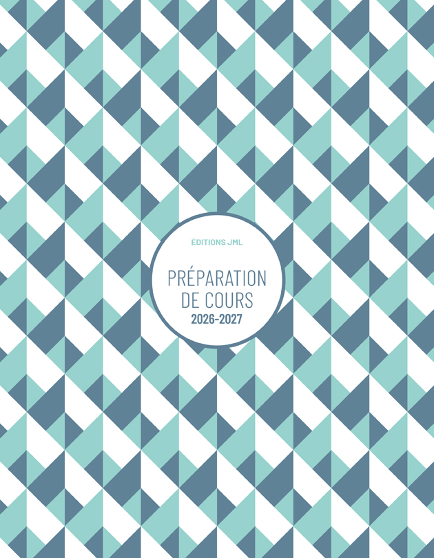 Planificateur pour enseignant 2026-2027, Semainier daté 6 périodes + relevé de notes 8 groupes + 3 acétates + 10 feuilles lignées + 1 pochette (S6C+RNS8 DATÉ+3 acétates+10 fles lignées+1 pochette/135)