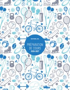 Planificateur pour enseignant 2026-2027, Semainier 5 périodes + relevé de notes 16 groupes (S5C+RNS16/139)