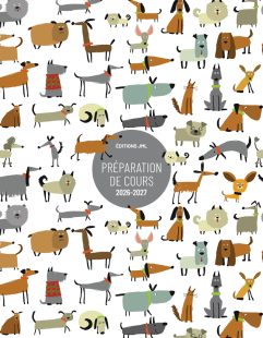 Planificateur pour enseignant 2026-2027, Quotidien 4 périodes + relevé de notes 8 groupes + 3 acétates + 1 pochette (P4C+RNS8+3 acétates+1 pochette/199)