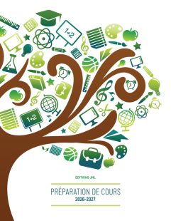 Planificateur pour enseignant 2026-2027, Quotidien daté 4 périodes (P4C DATÉ/165)