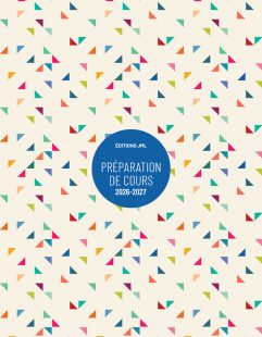 Planificateur pour enseignant 2026-2027, Quotidien 5 périodes + relevé de notes 8 groupes (P5C+RNS8/166)