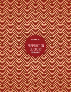 Planificateur pour enseignant 2026-2027, Quotidien 4 périodes + 2 acétates (P4C+2 acétates/219)