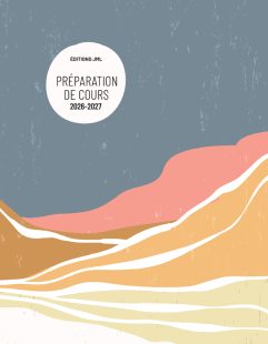 Planificateur pour enseignant 2026-2027, Semainier 6 périodes + 3 acétates + 10 feuilles lignées + 5 pochettes (S6C+3 acétates+10 fles lignées+ 5 pochettes/106)