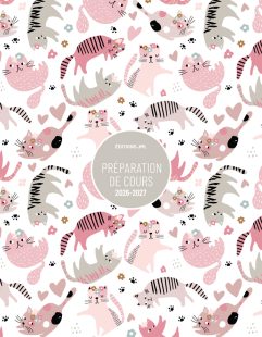 Planificateur pour enseignant 2026-2027, Quotidien 6 périodes + 2 acétates (P6C+2 acétates/246)