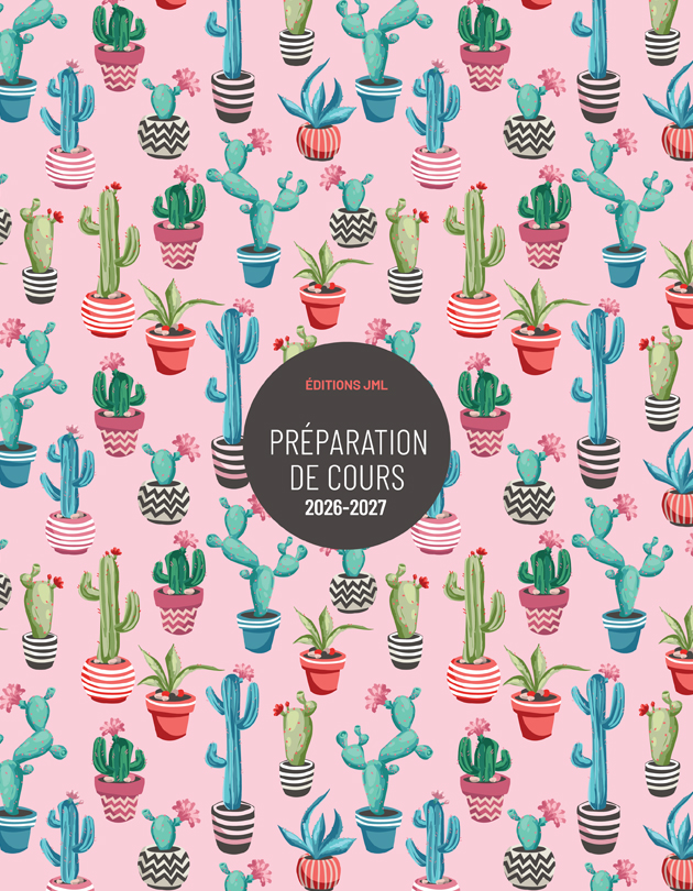 Planificateur pour enseignant 2026-2027, Semainier 6 périodes + relevé de notes 1 groupe/4 sections + 10 feuilles lignées + 1 pochette (S6C+RNP4+10 FLES LIGNÉES+1 POCHETTE/269)