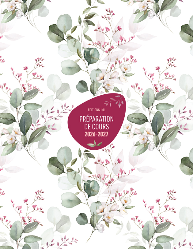 Planificateur pour enseignant 2026-2027, Semainier 6 périodes + 3 acétates + 10 feuilles lignées (S6C+3 acét+10 fles lignées/271)