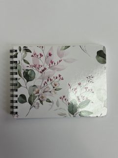 Cahier de notes 5,5 po. x 4,25 po. - 100 pages, Couverture Eucalyptus Rose (Notes-5,5x4,25-100p/271)