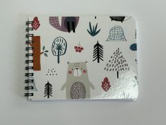 Cahier de notes 5,5 po. x 4,25 po. - 100 pages, Couverture Animaux Forêt (Notes-5,5x4,25-100p/105)