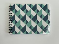 Cahier de notes 5,5 po. x 4,25 po. - 100 pages, Couverture Géométrique (Notes-5,5x4,25-100p/135)
