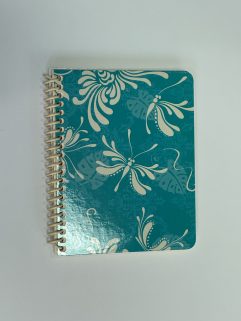 Cahier de notes 4,25 po. x 5,5 po. - 100 pages, Couverture Florale 4 (Notes-4,25x5,5-100p/162)